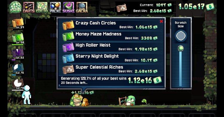 Fortune Mill gameplay di menu kodok utama