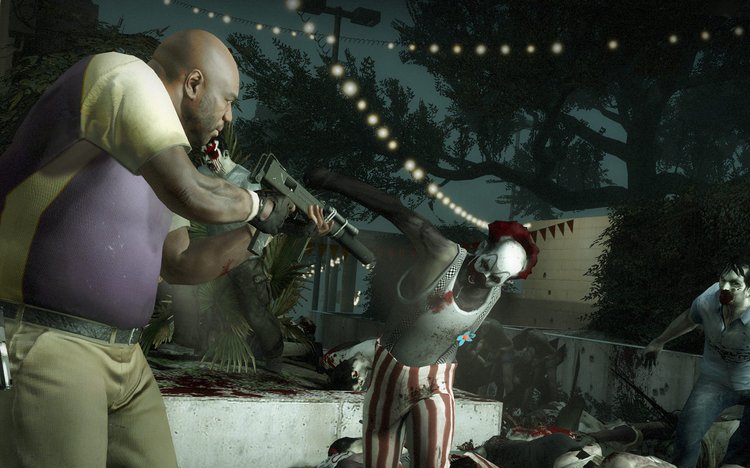 Left 4 Dead 2 Repack Full Version Gameplay boss fight melawan clown di sirkus
