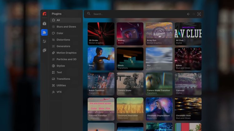 Maxon Red Giant 2026 Full Version workspace and studio editor