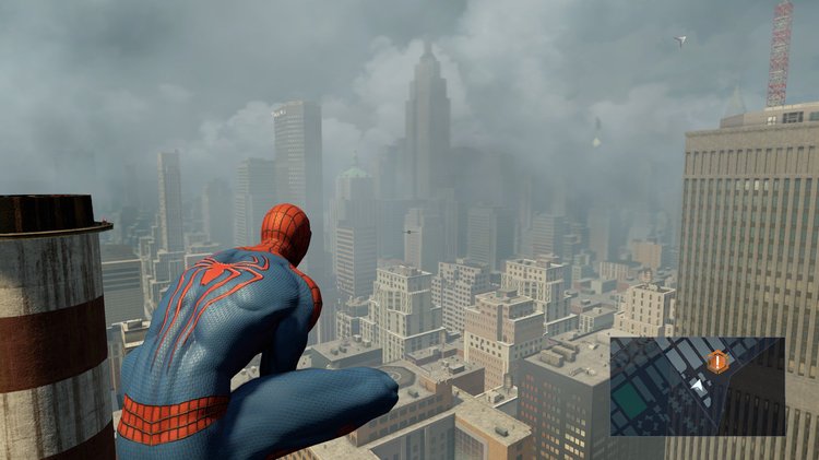 The Amazing Spider-Man 2 Full Version Open World city view from the top