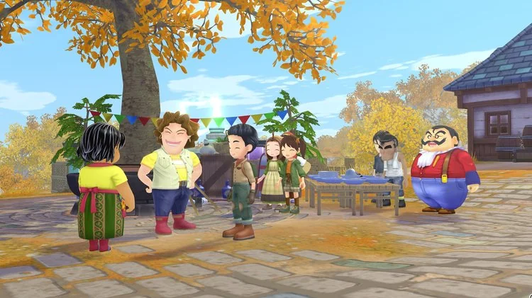 Story of Seasons A Wonderful Life ketika kumpul bareng warga desa