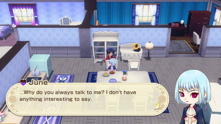 Story of Seasons Grand Bazaar Inside House with June