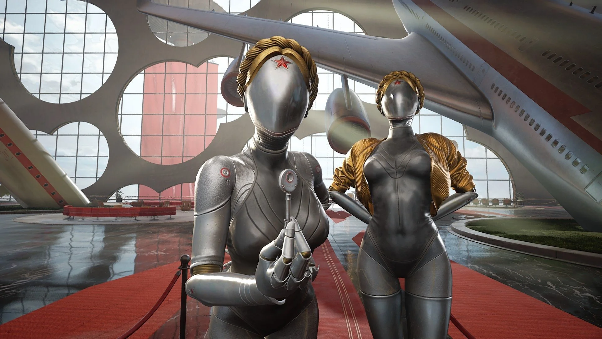 Cutscene receiving key from The Twins