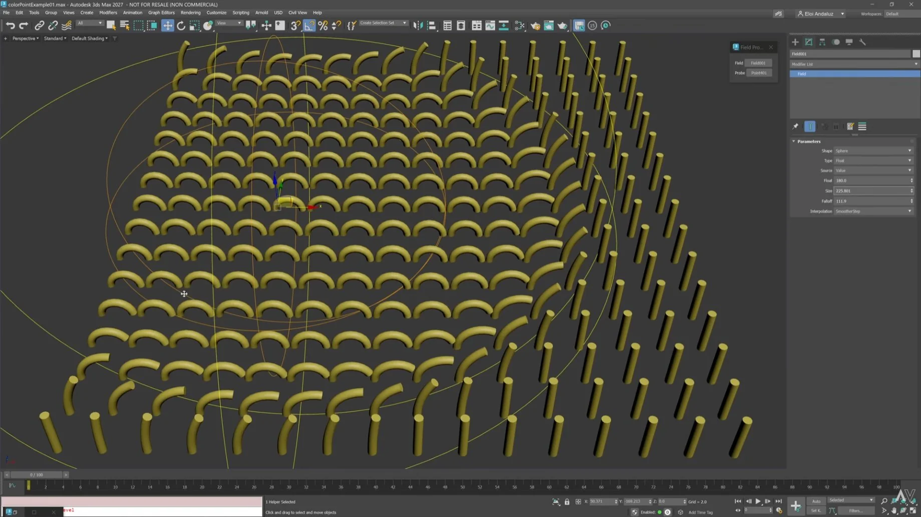 3ds Max 2027 3D modeling interface menggunakan retopology tools