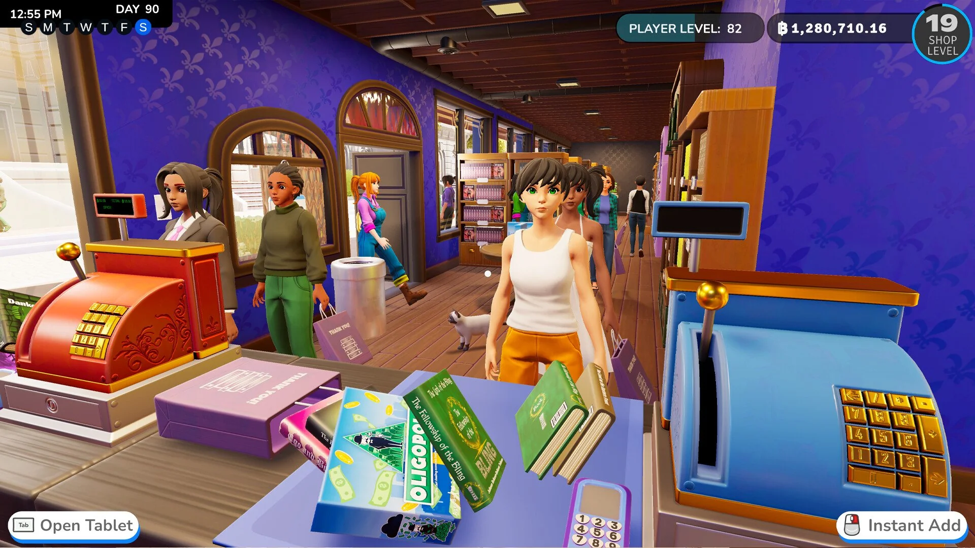 Antrian bookshop yang rame banget