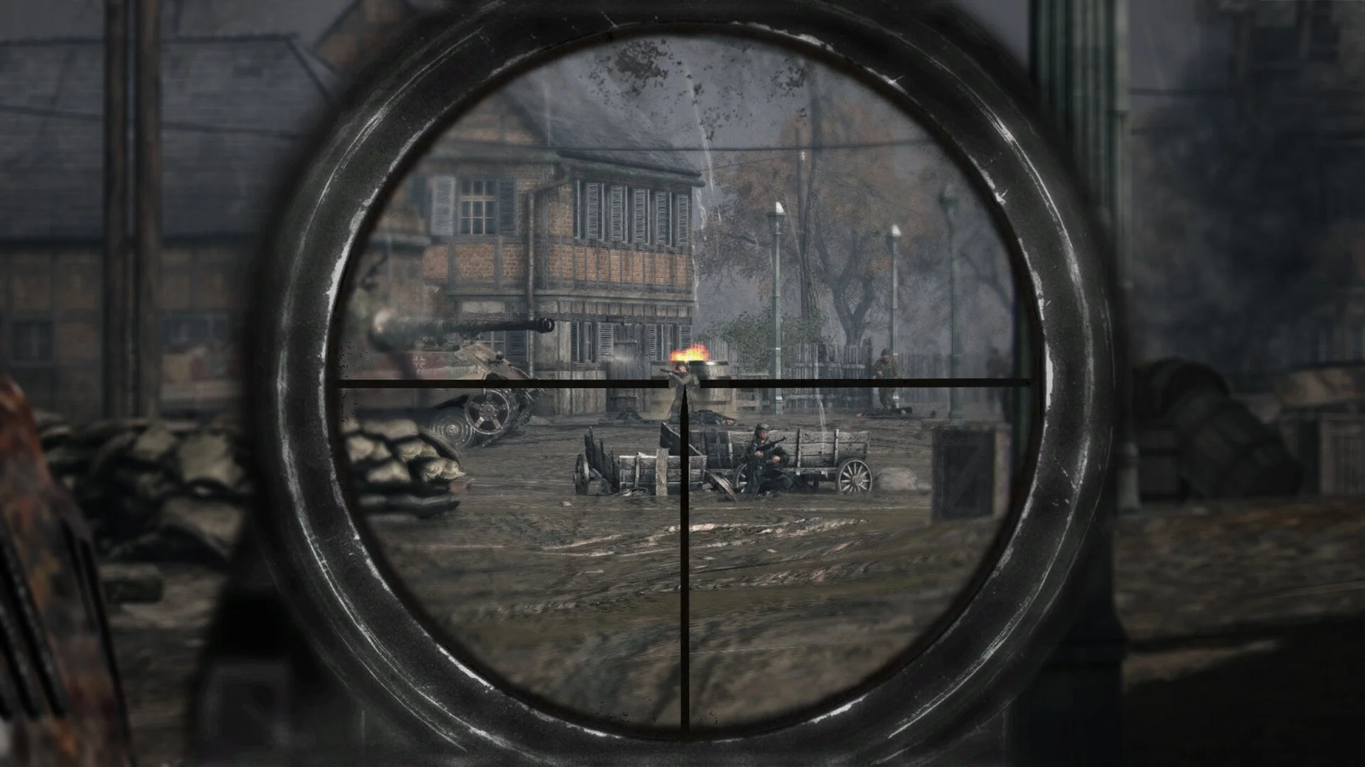 Mengeker musuh dengan sniper rifle