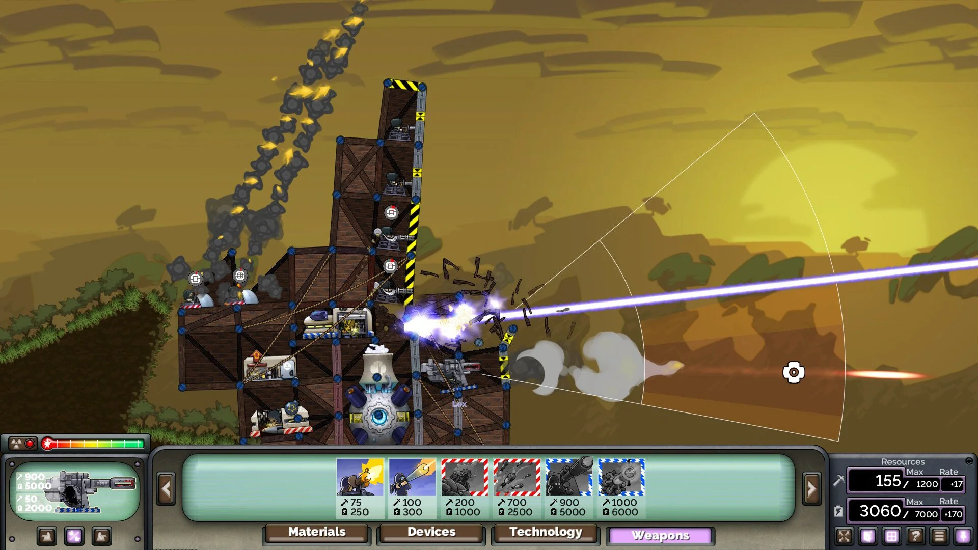 Combat using laser gun weapon