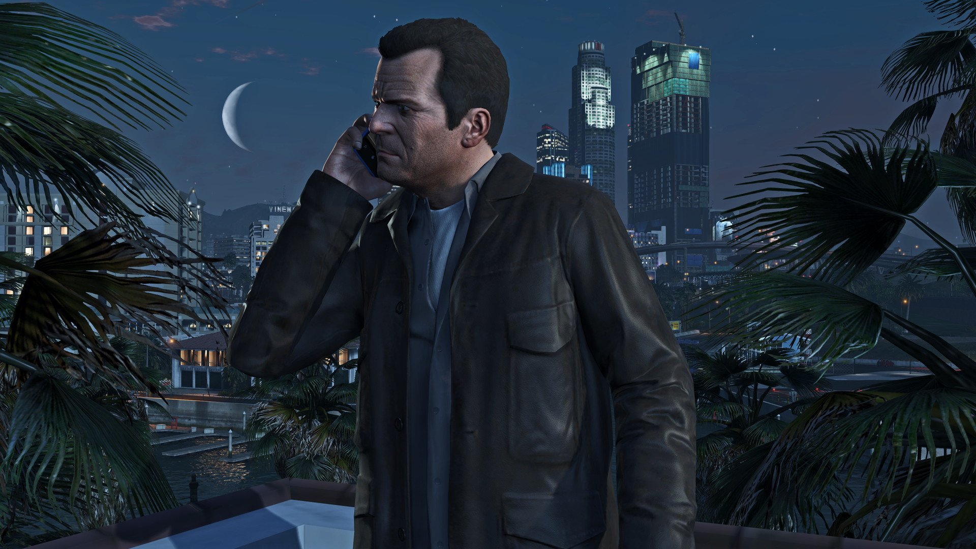 Grand Theft Auto V MacOS Michael gameplay character scene