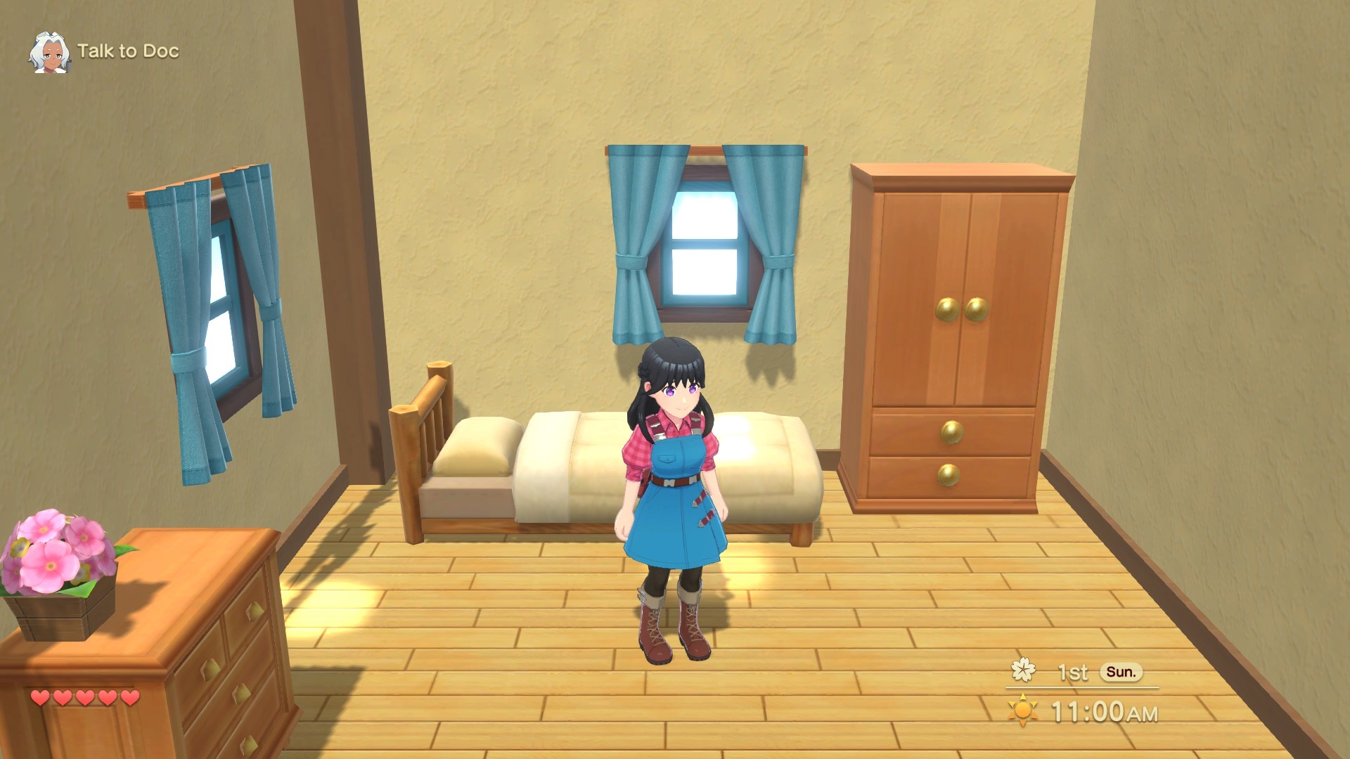 Character decorating house
