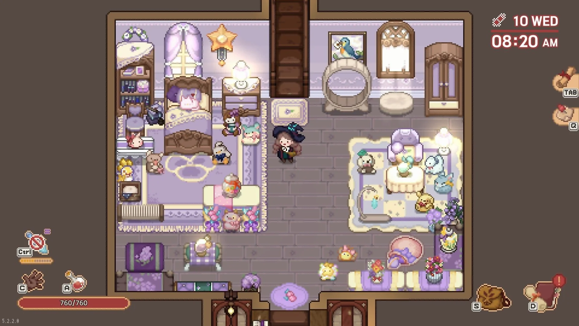 Arranging own house layout with furniture