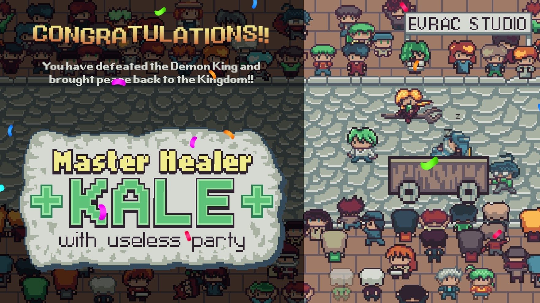 Master Healer Kale clear notice dungeon completion