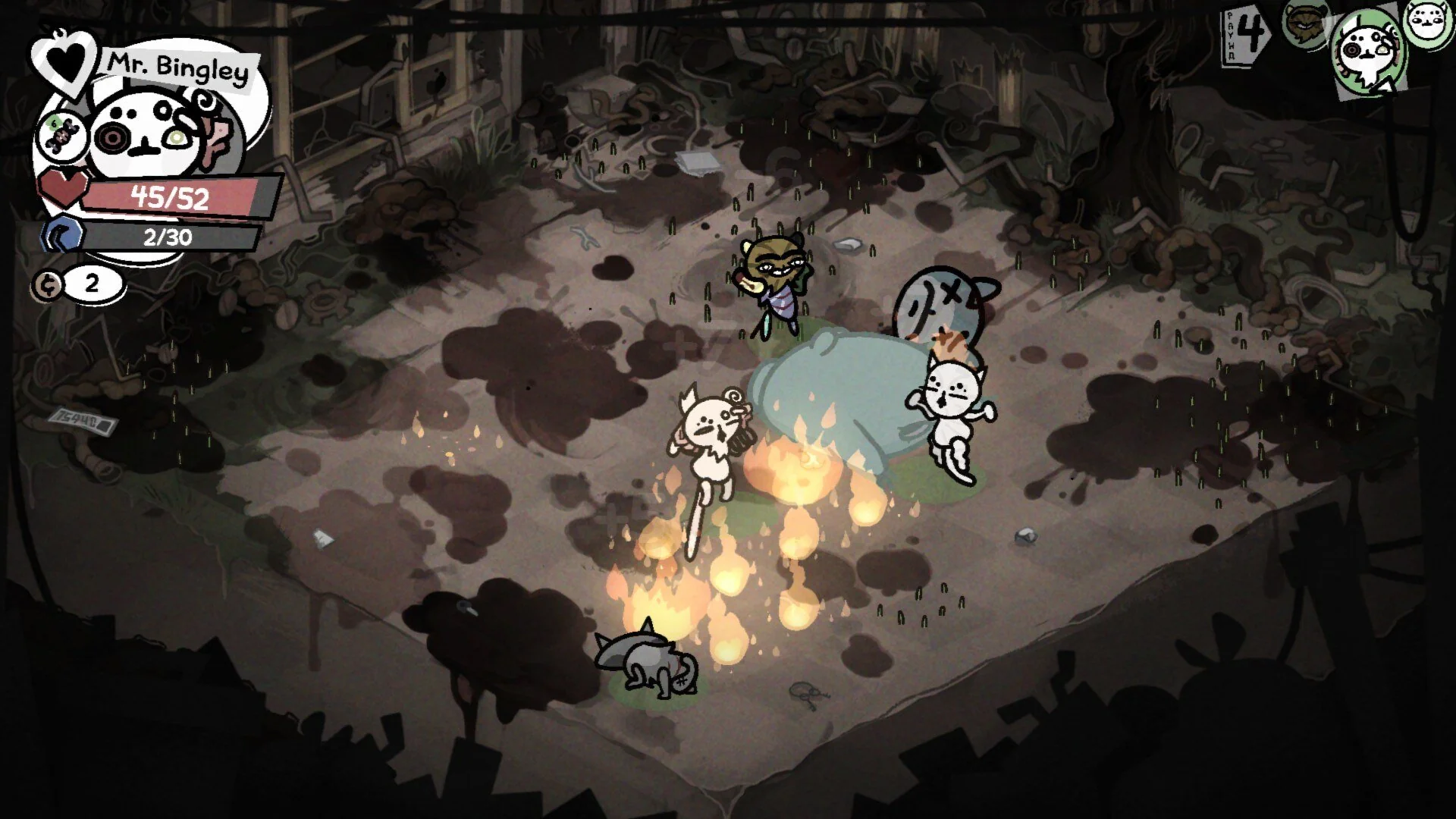 Mewgenics sambil explore map dungeon roguelike