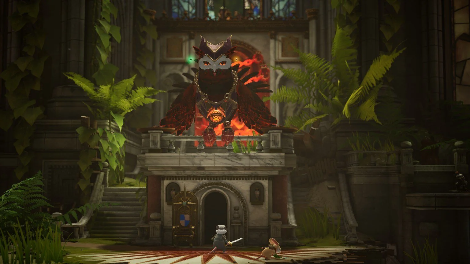 Boss fight lawan burung hantu hitam