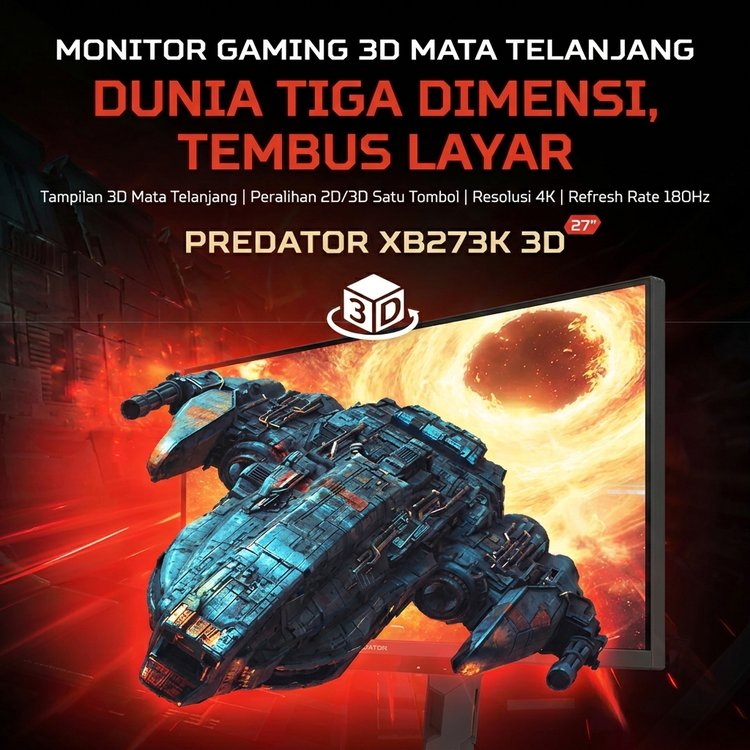 Official banner promosi monitor XB273K dari China