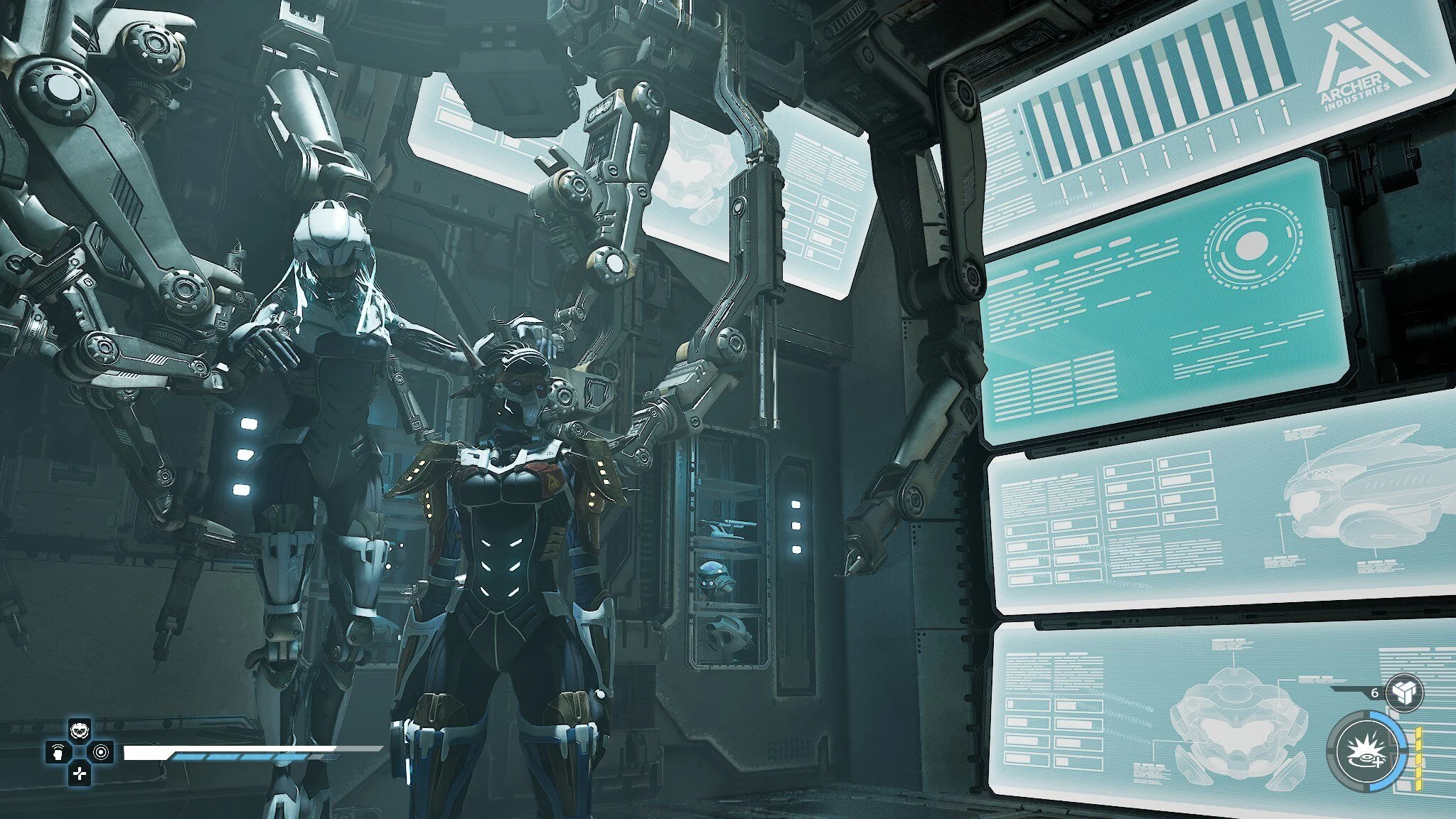 Memakai armor baru setelah upgrade