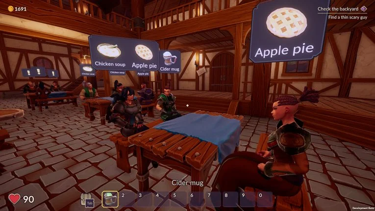 Melayani Permintaan Makanan Dari Customer Tavern