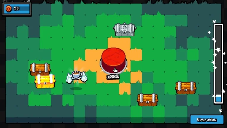 Mengklik Tombol Sebanyak 223 Kali Untuk Drop Loot