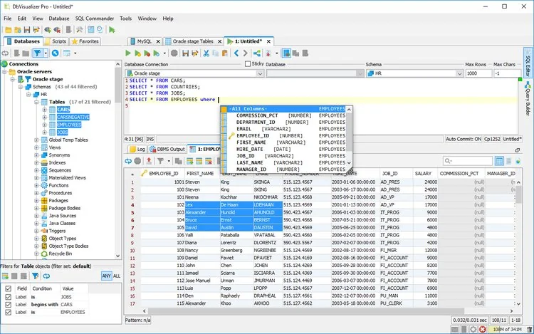 Membuat Kolom Menggunakan Shortcut Di DbVisualizer Pro