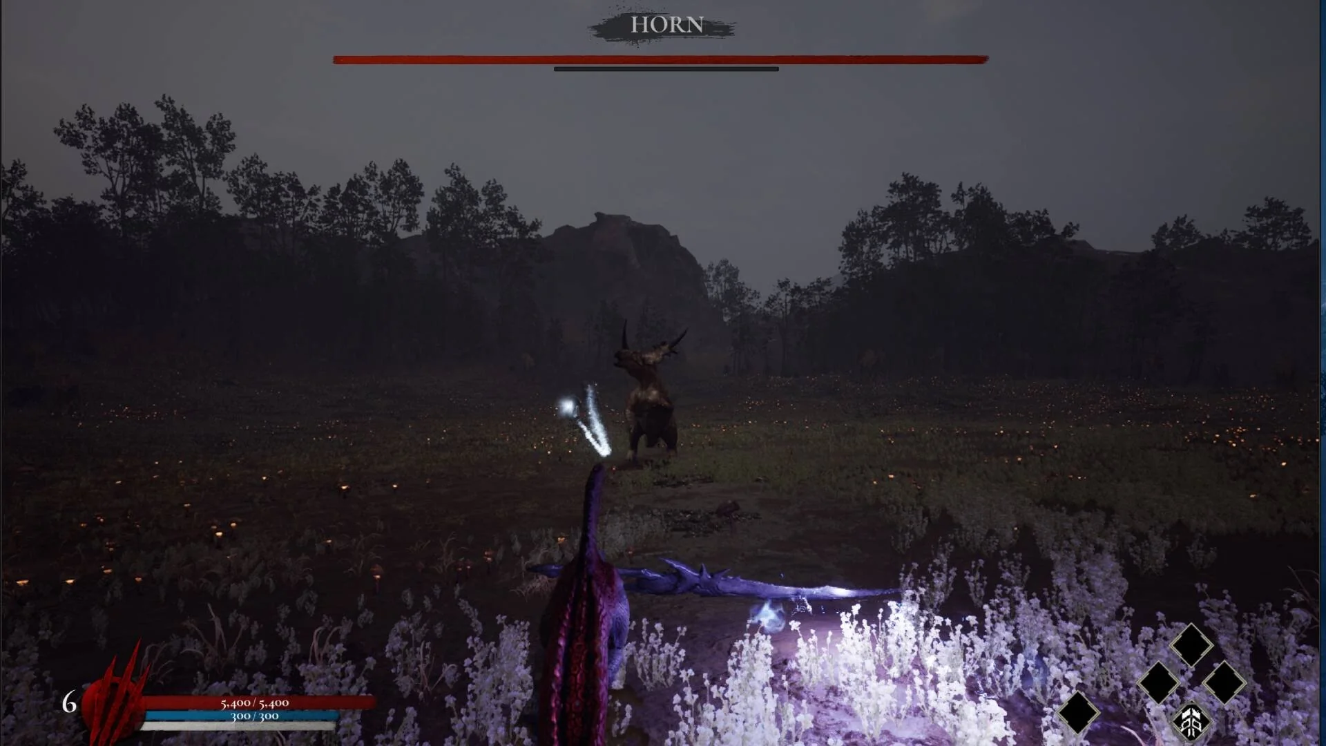 Boss fight melawan horn