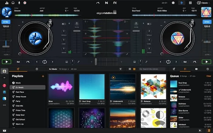 Mengatur Playlist untuk Musik Groove di djay Pro AI