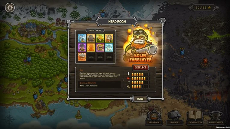 Panel Hero Room Untuk Memilih Hero Yang Mau Digunakan