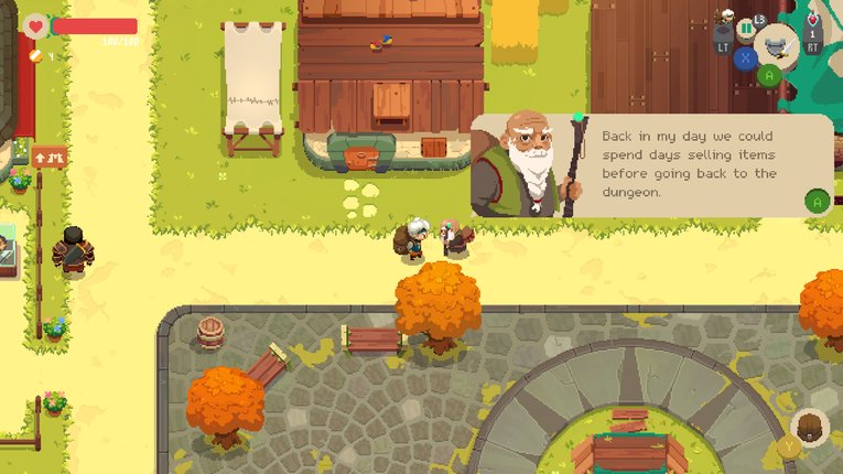 Will bertemu mysterious old man trader di kota Moonlighter