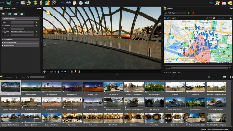Membuat tour map panorama di aplikasi Pano2VR