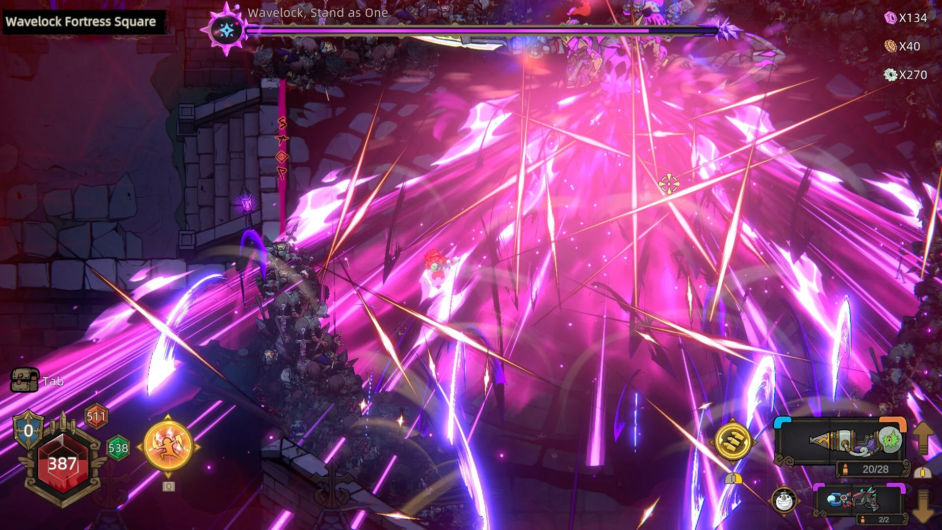 Boss fight melawan Wavelock
