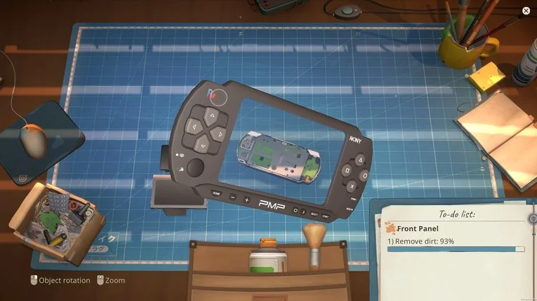 Memperbaiki PMP sebuah console portable dari Nony