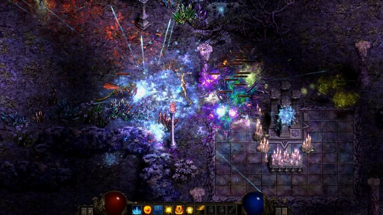 Menyerang Monster Menggunakan Ice Magic