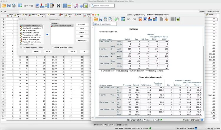 Panel Data Editor Berisi Baris Kasus dan Kolom Variabel