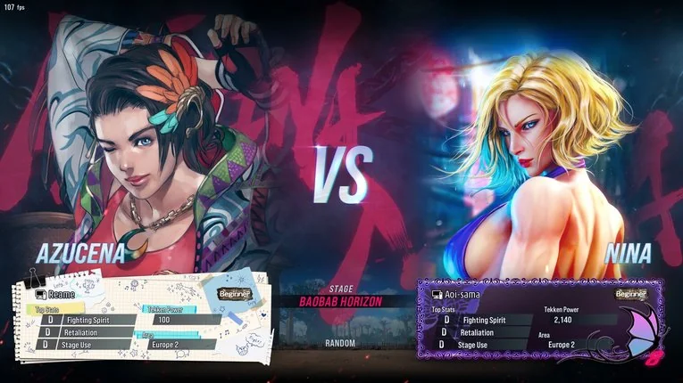 Pertarungan Nina vs Azucena di TEKKEN 8