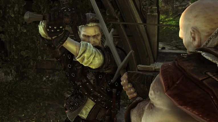 Bertarung menggunakan silver sword dan witcher sense di The Witcher 2