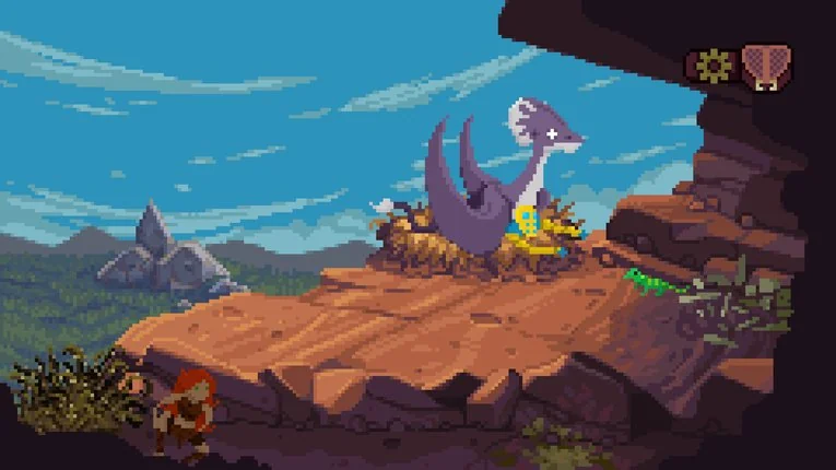 Female Karakter Menyelinap Ke Sarang Dinosaurus Terbang