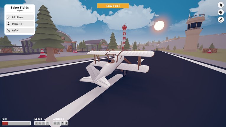 Pesawat Mulai Lepas Landas Di Baker Fields Airport