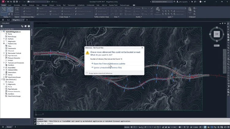 Menggunakan Fitur Reference Di Civil 3D 2027